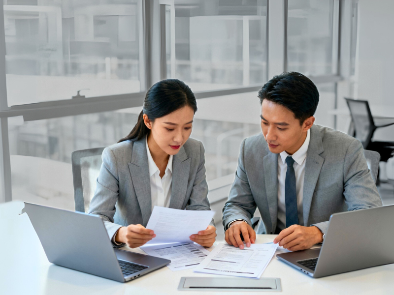Staffing partner helping hiring manager